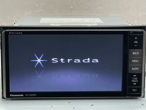 送料無料 動作品 Panasonic パナソニック Strade CN-S300WD メモリーナビ フルセグTV/DVD/CD/MP3/SD/Bluetooth/USB/iPod-iphone (F49)