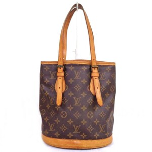 apf745☆100円スタート・ジャンク【LOUIS VUITTON/ルイ・ヴィトン】バケットPM バケツ型 トートバッグ M42238■56B09