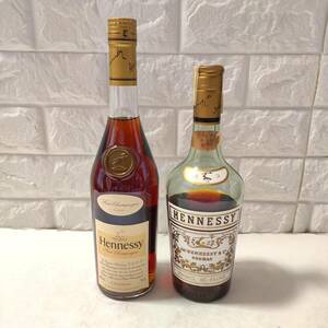 ■未開栓■古酒■ Hennessy ヘネシー V.S.O.P VSOP / JAs Hennessy ジャズ ヘネシー スリースター グリーンボトル コニャック ブランデー