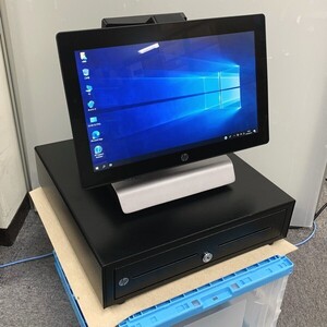 @S1619 現状品/ジャンク HP RP9Retail System Model 9115 ドロアー(鍵なし) Win10 Enterprise LTSC 画面NG i3-7101E M8GB M.2/無し