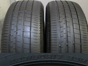 ■USED■2020年製 DUNLOP VEURO VE304 225/60R17 2本セット■アルファード等■