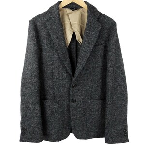 ■JOURNAL STANDARD ジャーナルスタンダード × Harris Tweed ハリスツイード 日本製 メンズ ウール ツイード テーラードジャケット size M