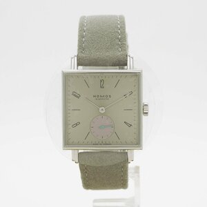 ノモスグラスヒュッテ テトラ アルーア NM477 サンレイシルバー 29.5mm 腕時計 高嶺の花 レディース NOMOS GLASHUTTE 未使用 中古