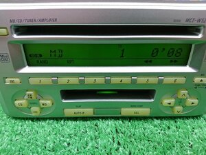 ★中古品★TOYOTA トヨタ 純正 カーオーディオ 08600-00E20 2DIN 本体のみ CD/MD/AM/FM 動作確認済み【他商品と同梱歓迎】