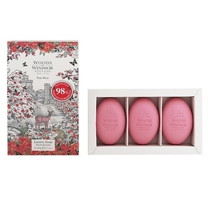 ウッズ オブ ウィンザー トゥルーローズ ソープ 60g×3 TRUE ROSE SOAP WOODS OF WINDSOR 新品 未使用