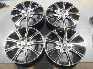 No.2163 中古社外アルミホイール 17×7J PCD114.3 5穴 4本セット