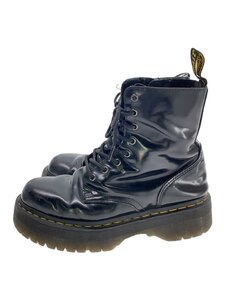 Dr.Martens◆JADON/8ホール/厚底/スレ・ソール減り・使用感有/UK8/BLK/レザー