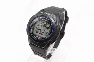 【W174-98】動作品 CASIO ILLUMINATOR カシオ イルミネーター デジタル 腕時計 F-200 ラバーベルト メンズ【送料全国一律185円】