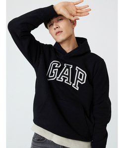 「GAP」 プルオーバーパーカー XX-SMALL ブラック メンズ