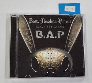 万1 14733 【TYPE-B】Best. Absolute. Perfect - B.A.P［アルバムCD］：KICS-3126, 日本盤, 帯付き, トレカ付き