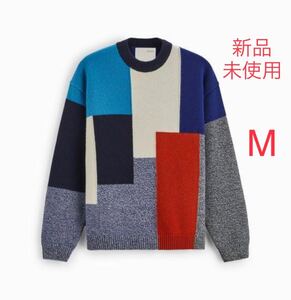 【新品未使用・定価以下】 zara ザラ スタジオニコルソン ステファノピラーティ ナヌーシュカ カラーブロックセーター ニット ウール