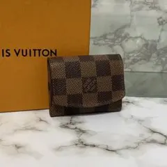 新品 未使用 LOUIS VUITTON ルイヴィトン カフスケース ダミエ