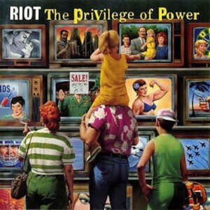 ＊中古CD RIOTライオット/THE PRIVILEGE OF POWER 1990年作品7thアルバム 米国スピードメタル CBS RECORDSリリース