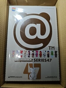 新品未開封 BE@RBRICK SERIES 47 ベアブリック フィギュア メディコムトイ MEDICOM TOY MCT ボックス box BOX (24個入)