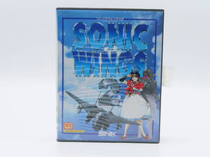 ネオジオ ソニックウイングス2 ロムカセット 箱 説明書あり 動作未確認 SNK NEOGEO ROM SONIC WINGS