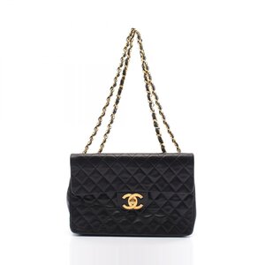 シャネル デカマトラッセ34 ブランドオフ CHANEL ラムスキン（羊革） ショルダーバッグ ラムスキン 中古 レディース