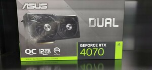 ASUS Dual GeForce RTX4070 OC Edition 12GB GDDR6X