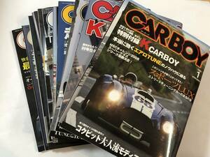 即決　CAR BOY カーボーイ　2009（1月～12月号）12冊セット　旧車/チューニング/シルビアSR20/Z33/JDDA/JDDA/コペン/JZX90-110　ほか