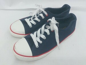 ◇ POLO RALPH LAUREN ポロ ラルフローレン RFS10797 スニーカー シューズ サイズ24ｃｍ ネイビー レディース E