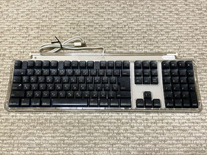 ♪動作確認済 保証なし APPLE PRO KEYBOARD BLACK USB アップル プロキーボード 黒 USB接続 簡易清掃済 テカリ・汚れ侵入少ないです♪