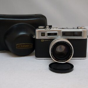 ジャンク品・保管品 YASHICA ヤシカ フィルムカメラ Electro35 エレクトロ レンズ YASHINON-DX 1:1.7 f=45mm カバー付 不動品