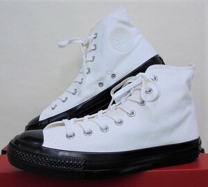 ★2023秋冬★CONVERSE ALL STAR US BLACKBOTTOM HI（コンバース　オールスター　ＵＳ　ブラックボトム　ＨＩ）ホワイト/ブラック26.5