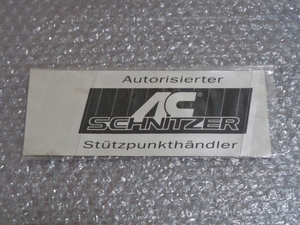 超稀少！BMW AC SCHNITZER ステッカー AC シュニッツアー ACS E24 E28 E34 E30 E39 E46 S3 S5 S7 旧ロゴ エンブレム