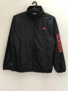 送料無料！adidas アディダス W Team リニア climastorm 裏起毛ウィンドジャケット☆参考価格：7.689円☆AZ8319☆レディースＬ（L181103）