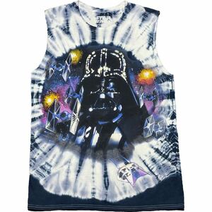 STAR WARS Darth Vader タイダイ染めノースリーブTシャツ マルチカラー Sサイズ スターウォーズ ダースベーダー ダースベイダー