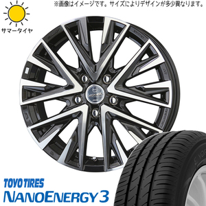 175/65R15 サマータイヤホイールセット ラクティス etc (TOYO NANOENAGY3 & SMACK LEGINA 5穴 100)