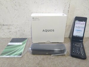 Softbank 805SH ブラック AQUOS SIMロック解除済 IMEI:357789091294428 判定〇　/SIMフリー ガラケー/ガラパゴスケータイ