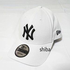 NEW ERA ニューエラ 正規品 9FORTY キャップ 帽子 白 ホワイト 黒 ブラック WB NY ヤンキース ユニセックス