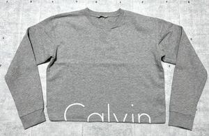 Calvin Klein Jeans ショート丈 スウェット 裏起毛 レディース　　カルバンクライン ジーンズ ハーフロゴ ビッグロゴ 前V ガゼット 早3547