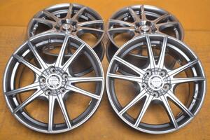 230627502847210　MONZAJAPAN　ZACK　JP-115　17×7J　+53　5穴　PCD114.3　ハブ径73mm　テーパー　4本セット