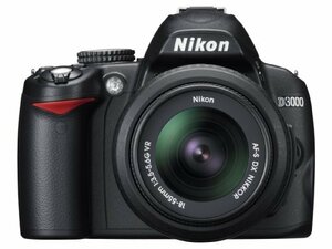 【中古品】 Nikon デジタル一眼レフカメラ D3000 レンズキット D3000LK　(shin