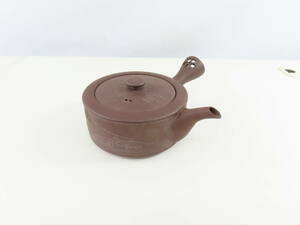 kj9【 在銘 】 萬古焼 急須 茶道具 煎茶道具 現状品 重量約148g 動作未確認