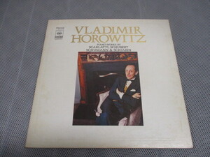 I-29 LP VLADIMIR HOROWITZ PIANO WORKS BY SCARLATTI,SCHUBERT SCHUMANN ＆ SCRIABIN