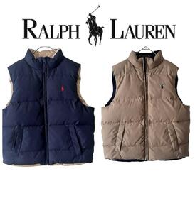 ラルフローレン　ダウンベスト　ベスト　ダウン　アウター　羽織り　リバーシブル　2way Ralph Lauren