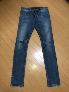 サンローランパリ ニークラッシュデニム エディ期 size30 15SS ストレッチ ケリングタグ