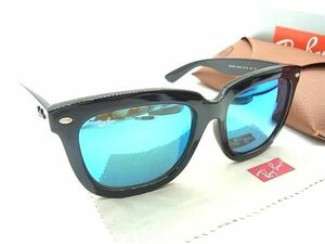 1円 ■美品■ Ray-Ban レイバン RB4262D 601/55 57□18 145 3N ミラーレンズ サングラス メンズ ブラック系 FC6800