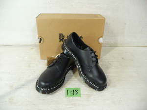 1-13◎Dr.Martens/ドクターマーチン シューズ/ドレスシューズ レザー ブラック WHITE WELT STITCH 3ホール UK7 1461WS♪未使用♪◎