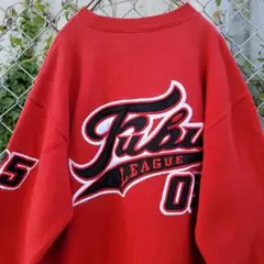 フブ Fubu スウェット トレーナー デカロゴ 90s ユニセックス 古着