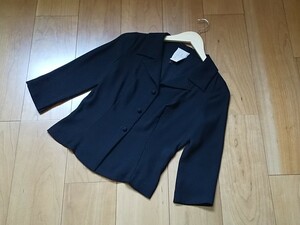 シビラ　Sybilla　ジャケット　7分袖　黒　Mサイズ　日本製　手洗い可