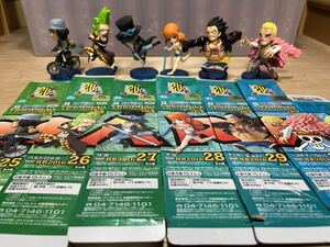 開封品 6種 ヒストリー リレー 20th vol.5 ワンピース ワールド コレクタブル フィギュア WCF クザン サボ ドフラミンゴ バルトロメオ ナミ