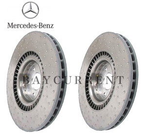 【正規純正品】 AMG Mercedes-Benz フロント ブレーキ ローター 左右 セット Sクラス W221 CLクラス W216 2214211312 ディスク ローター