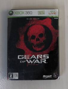 GA-18【中古・現状品】XBOX360 GEARS OF WARギアーズ オブ ウォー/バイオハザード5 / Deluxe Edition メタルケース仕様 未検品　ジャンク品