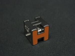 1円 ■極美品■ HERMES エルメス カージュドアッシュ Hキューブ ネックレストップ ペンダントトップ アクセサリー シルバー系 FI5292