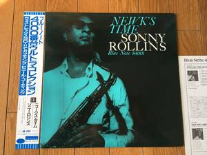 ★BLUE NOTE 4001 ソニー・ロリンズ＋ウイントン・ケリー・トリオ SONNY ROLLINS＋WYNTON KELLY TRIO ブルーノート