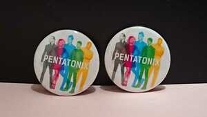 【缶バッジ can badge×2個◆非売品 特典】ペンタトニックス pentatonix ptx◆not for sale■缶バッチ