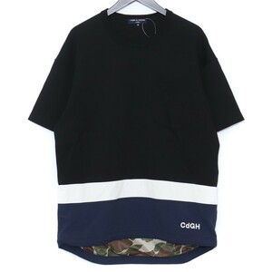 COMME DES GARCONS HOMME CdGH LOGO T-SHIRT Sサイズ ブラック HK-T001 コムデギャルソンオム ロゴTシャツ 半袖カットソー